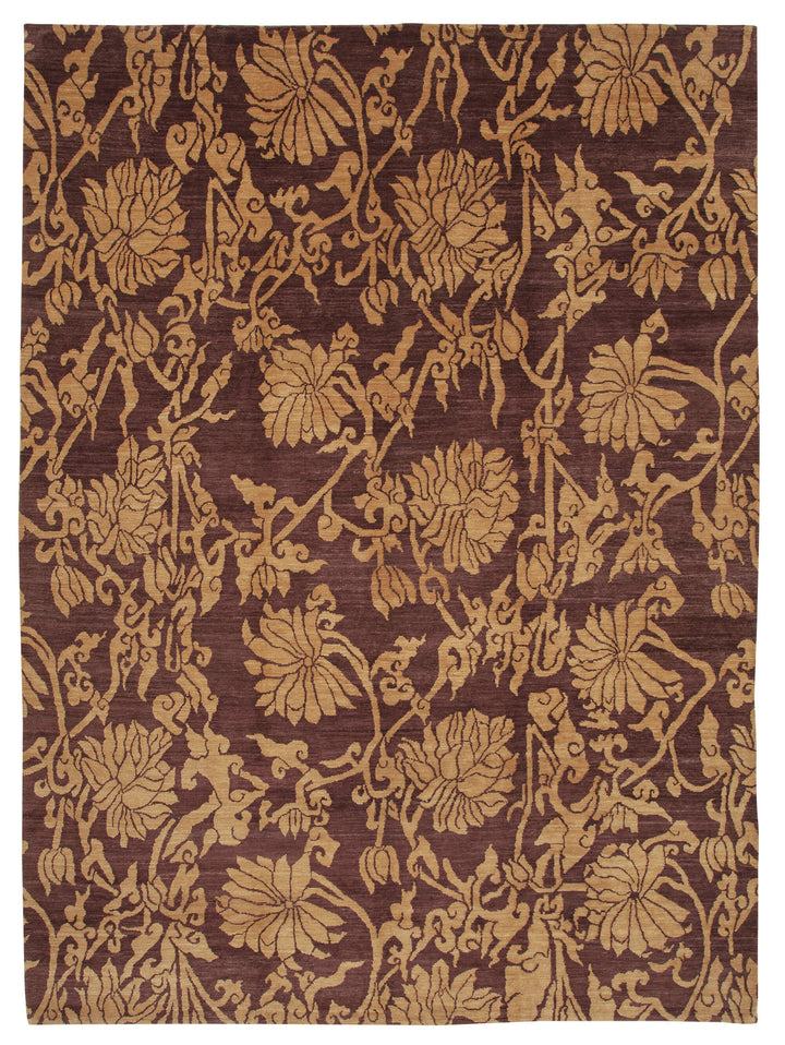 10x13 Purple Oushak Rug - 33520