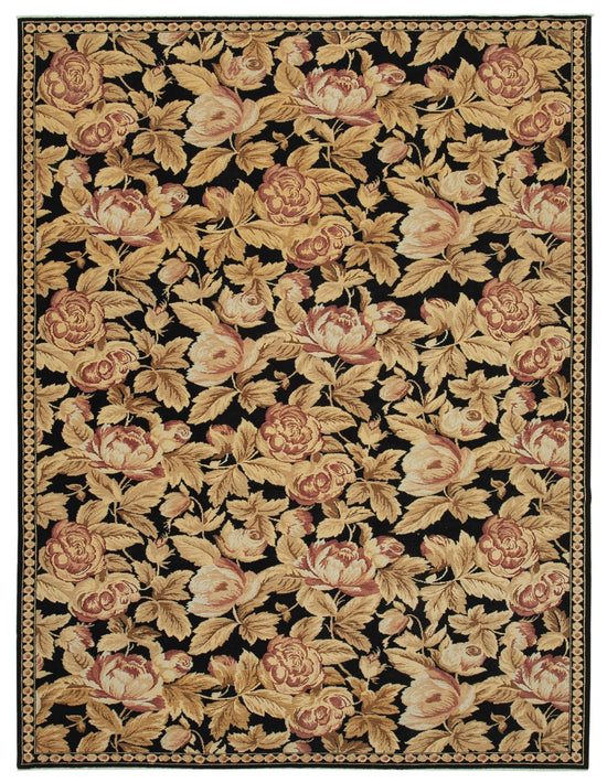 9x11 Beige Oushak Rug - 33523