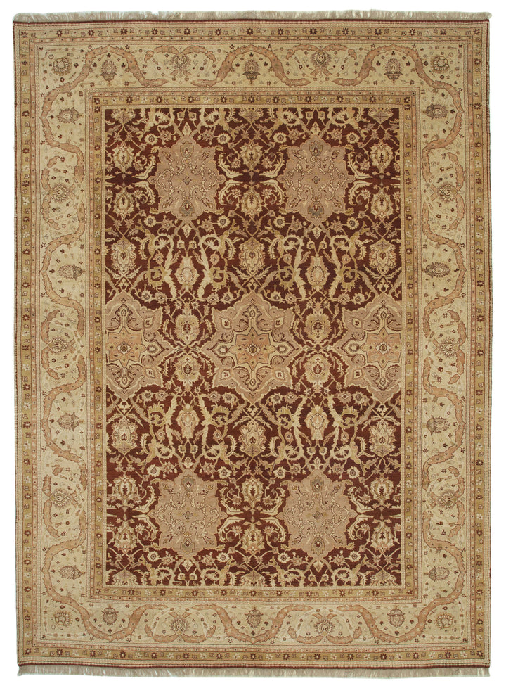 10x14 Beige Oushak Rug - 33525