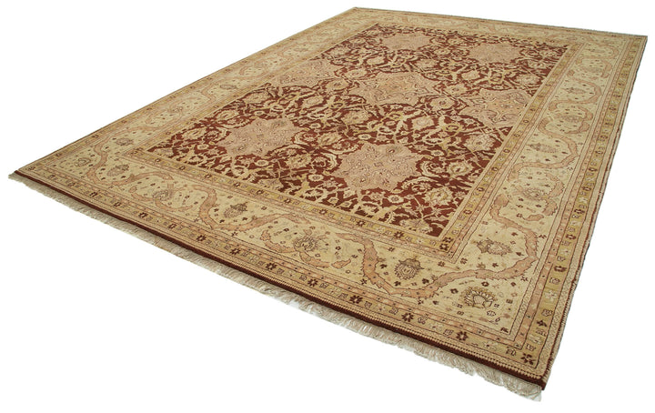 10x14 Beige Oushak Rug - 33525