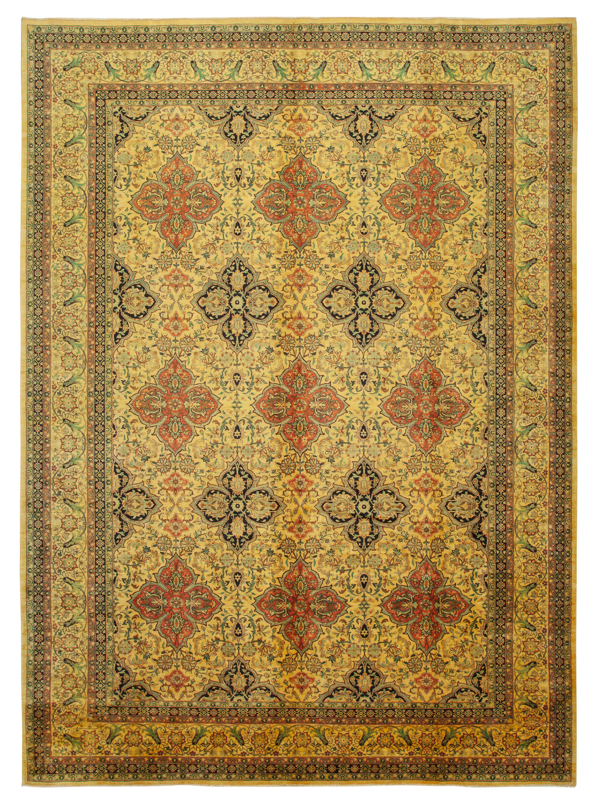 10x14 Yellow Oushak Rug - 33532