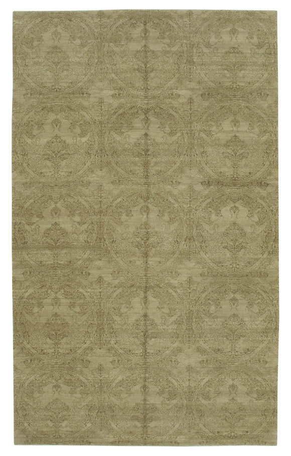 8x13 Hand-Knotted Wool Oushak Rug - 33538