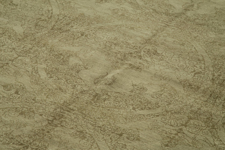 8x13 Hand-Knotted Wool Oushak Rug - 33538