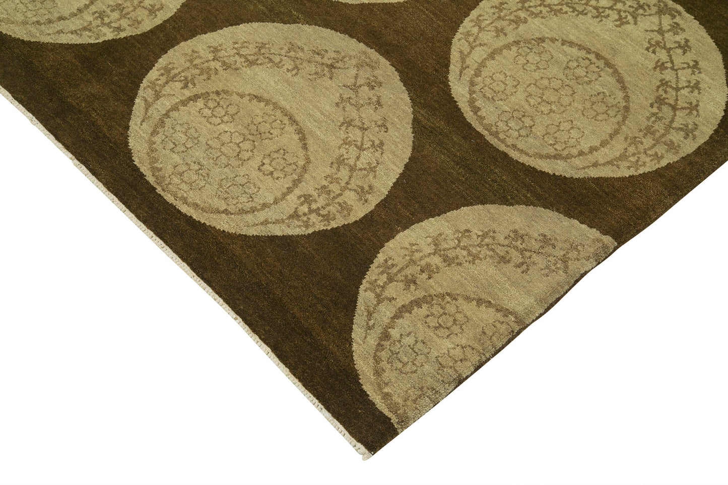 9x12 Hand-Knotted Wool Oushak Rug - 33540