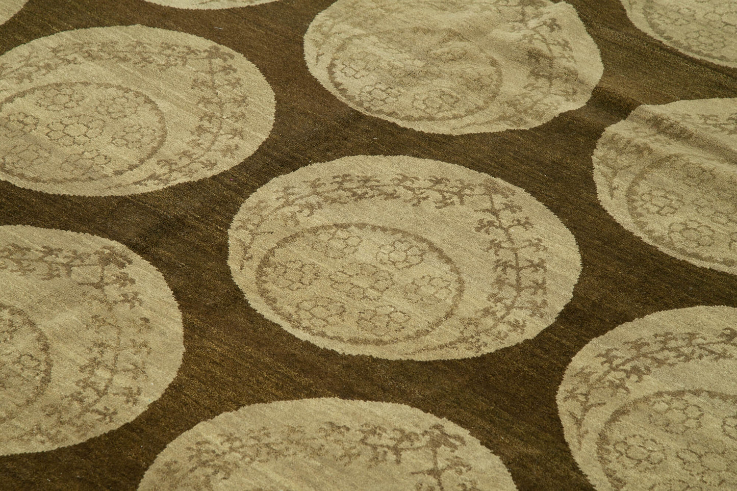 9x12 Hand-Knotted Wool Oushak Rug - 33540