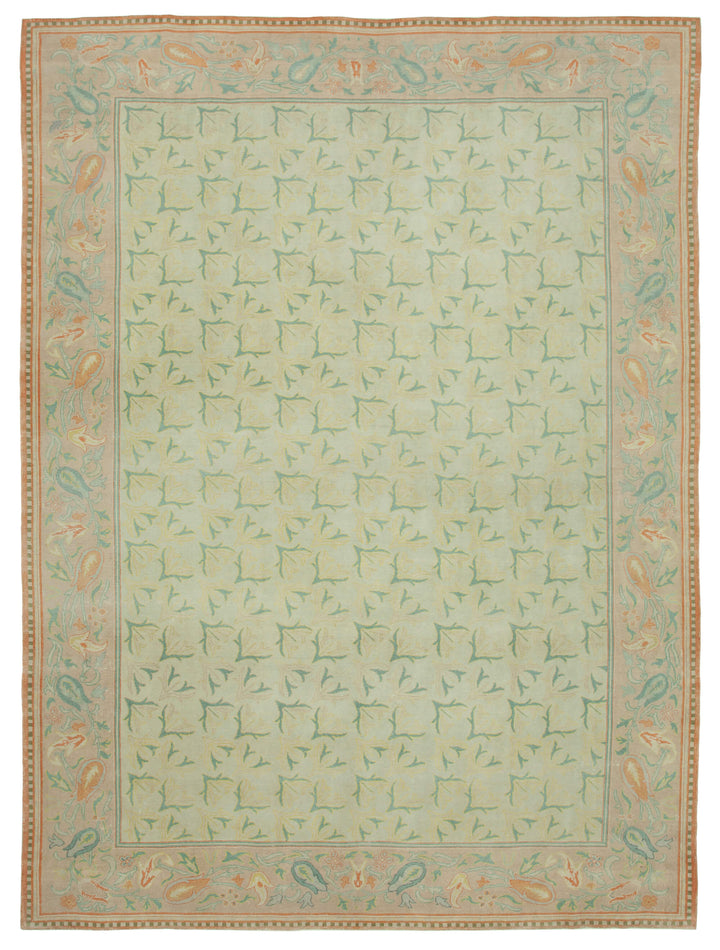10x13 Beige Oushak Rug - 33547