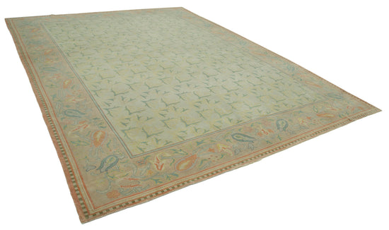 10x13 Beige Oushak Rug - 33547