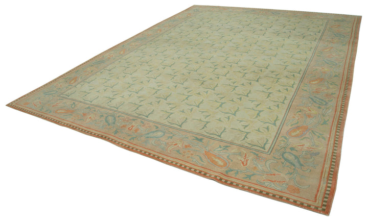 10x13 Beige Oushak Rug - 33547
