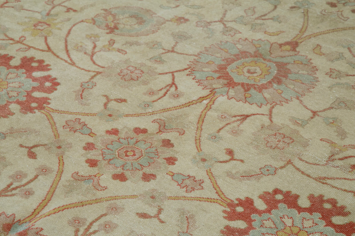 9x12 Beige Oushak Rug - 33552