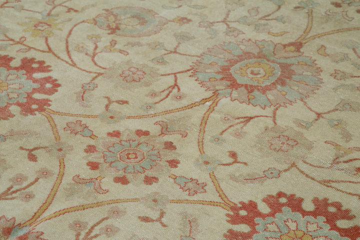 9x12 Beige Oushak Rug - 33552