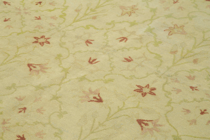 8x11 Beige Oushak Rug - 33554