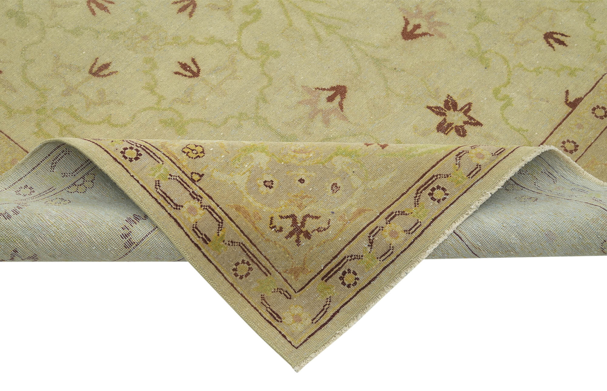 8x11 Beige Oushak Rug - 33554