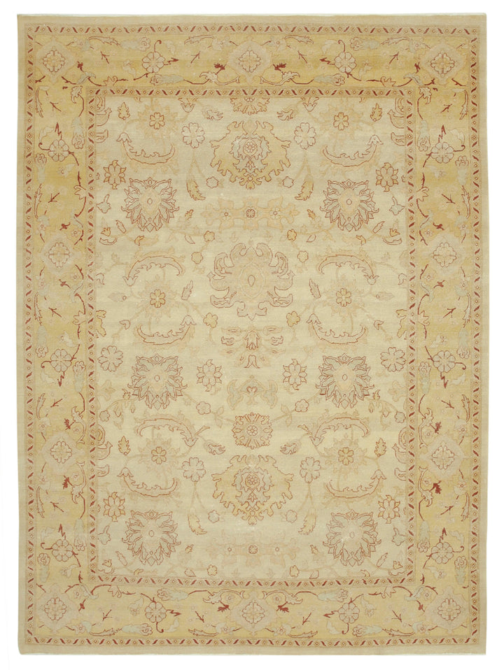 9x12 Hand-Knotted Wool Oushak Rug - 33555