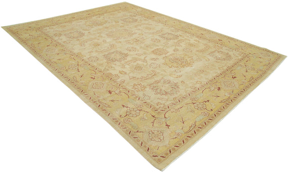 9x12 Hand-Knotted Wool Oushak Rug - 33555