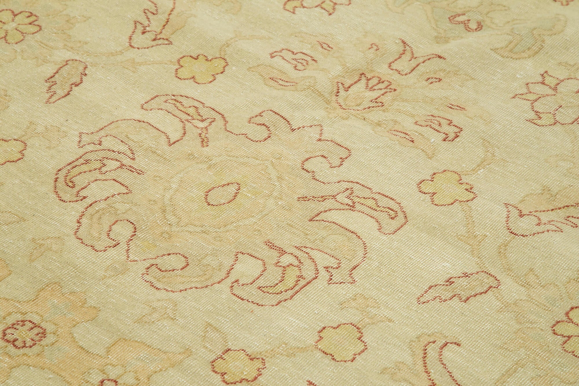 9x12 Hand-Knotted Wool Oushak Rug - 33555