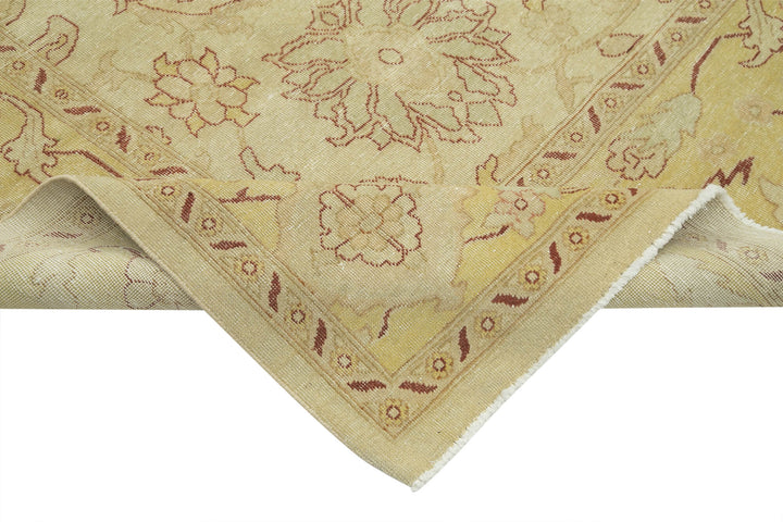 9x12 Hand-Knotted Wool Oushak Rug - 33555