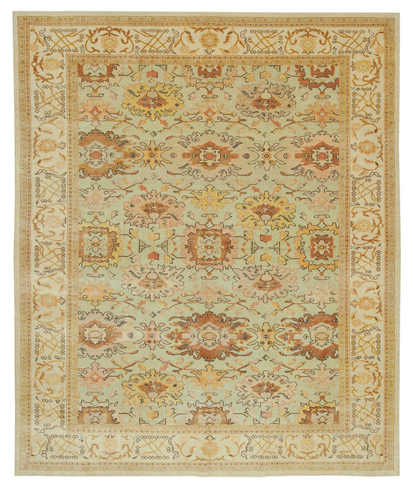 8x10 Beige Oushak Rug - 33569