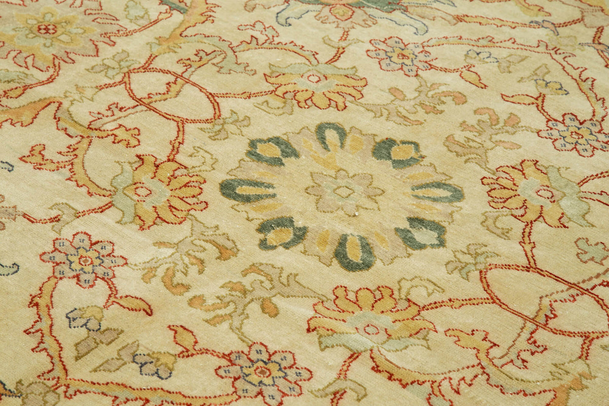 8x10 Beige Oushak Rug - 33574