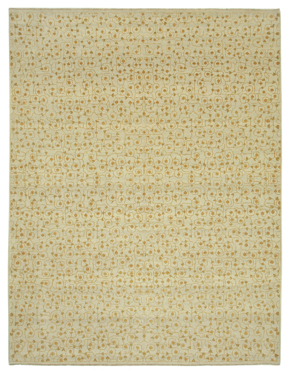 10x13 Beige Oushak Rug - 33579