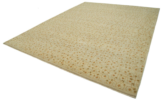 10x13 Beige Oushak Rug - 33579