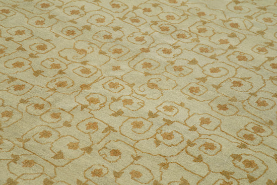 10x13 Beige Oushak Rug - 33579