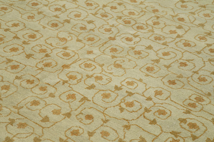 10x13 Beige Oushak Rug - 33579