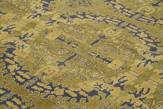 10x14 Green Oushak Rug - 33581