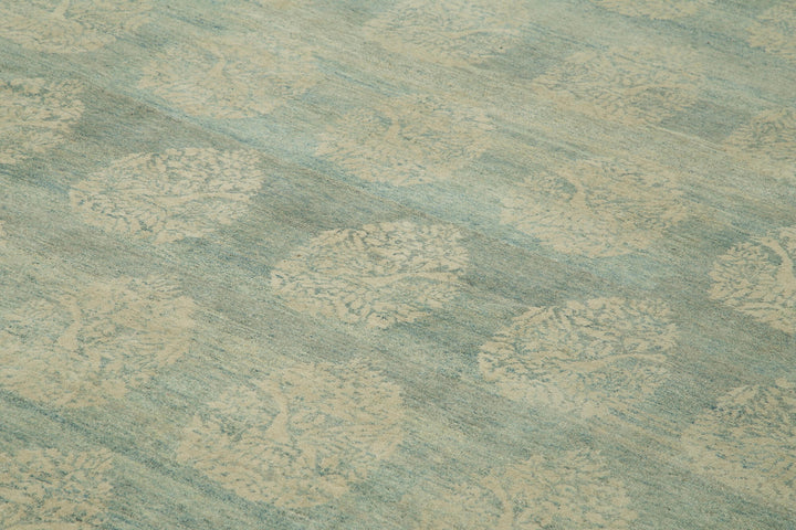 10x14 Hand-Knotted Wool Oushak Rug - 33593