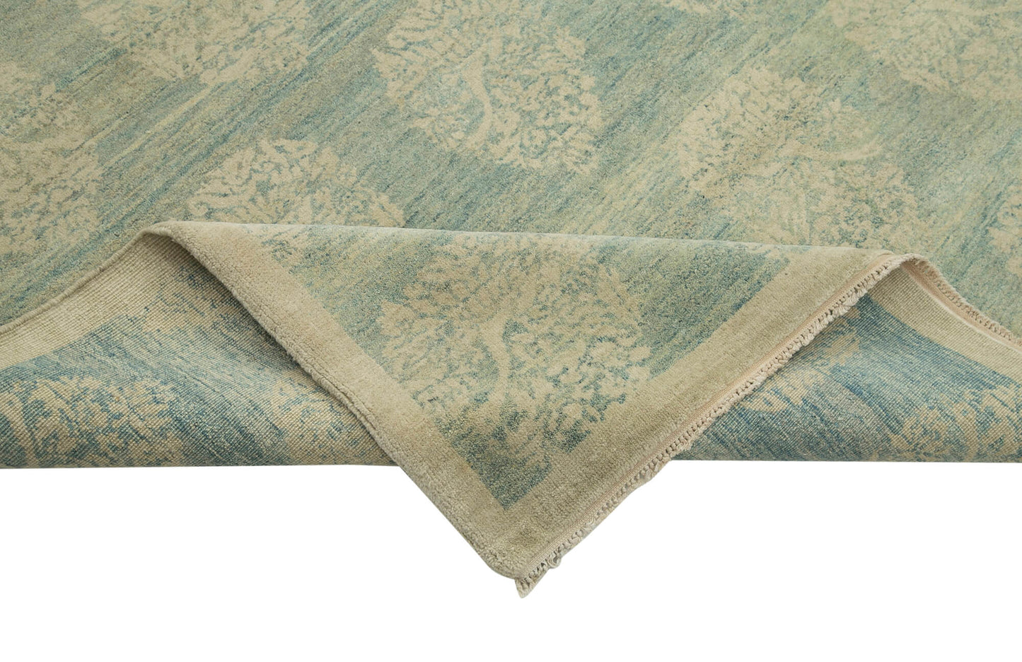 10x14 Hand-Knotted Wool Oushak Rug - 33593