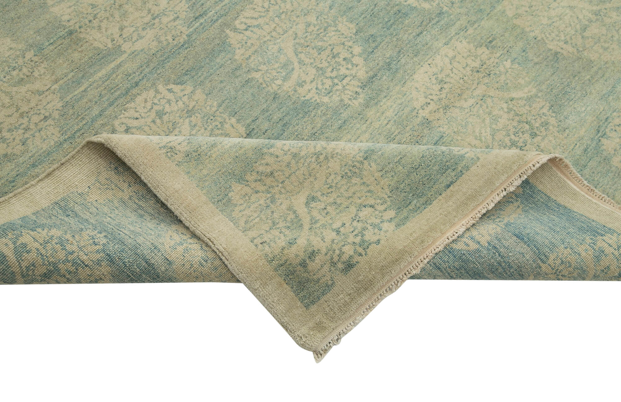 10x14 Hand-Knotted Wool Oushak Rug - 33593