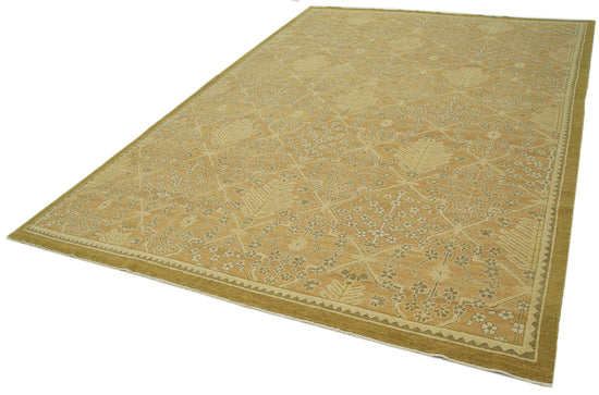 9x12 Beige Oushak Rug - 33596
