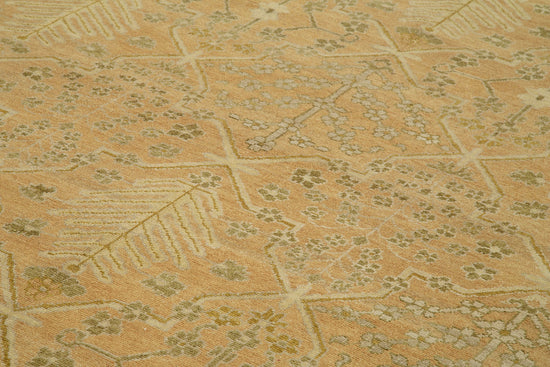 9x13 Beige Oushak Rug - 33600