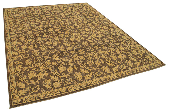 8x10 Brown Oushak Rug - 33602