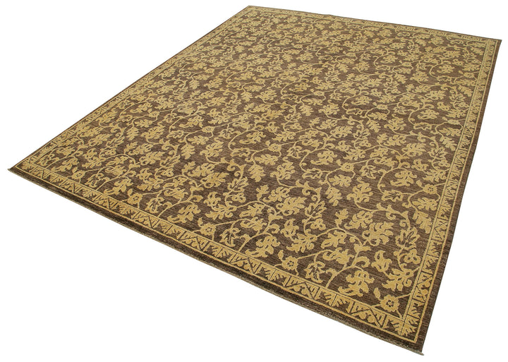8x10 Brown Oushak Rug - 33602