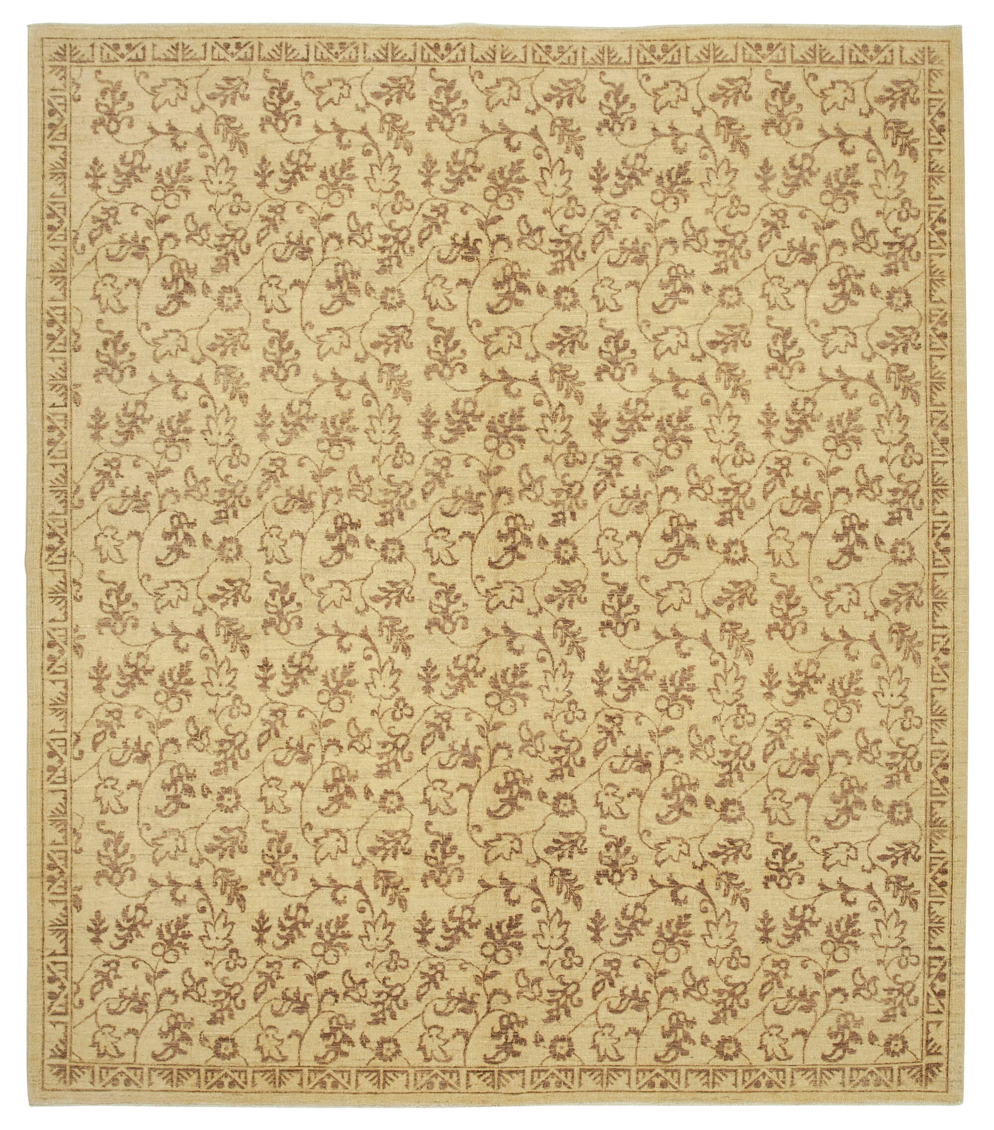8x10 Beige Oushak Rug - 33615