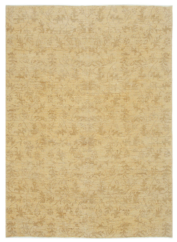 6x8 Beige Oushak Rug - 33618