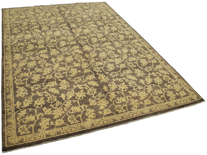 6x9 Brown Oushak Rug - 33621