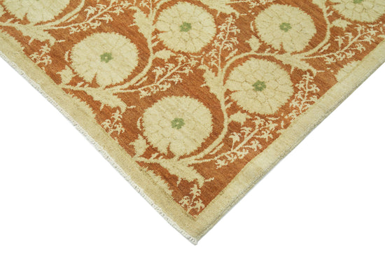 6x8 Beige Oushak Rug - 33625