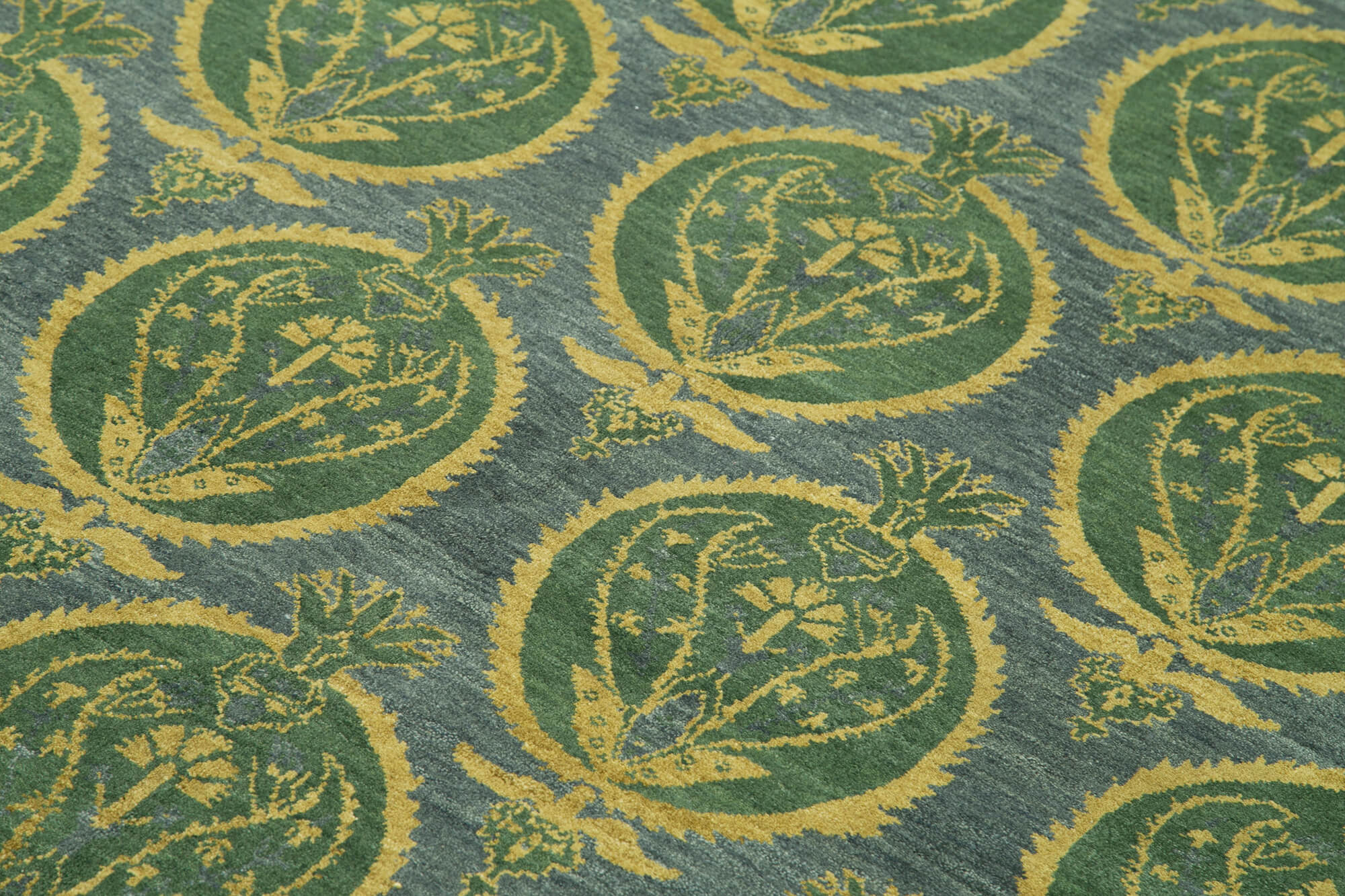 6x8 Green Oushak Rug - 33626