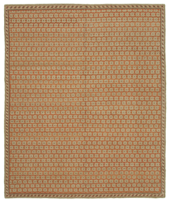 8x10 Beige Oushak Rug - 33644