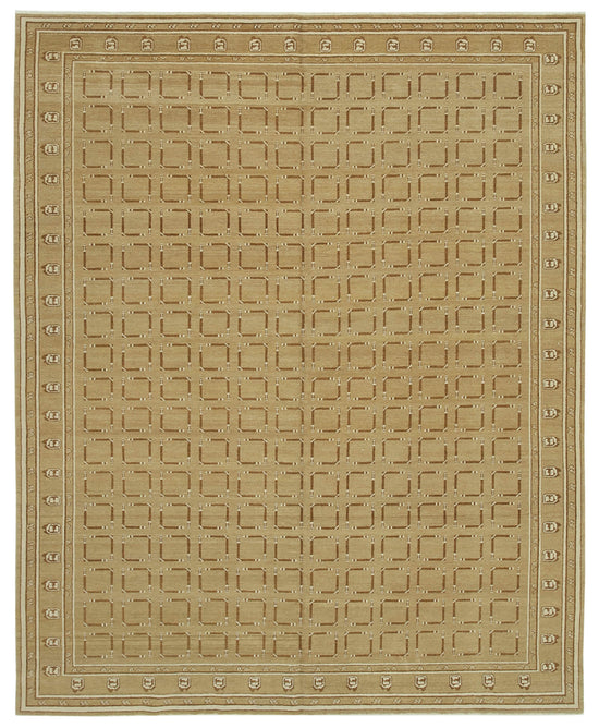8x10 Beige Oushak Rug - 33645