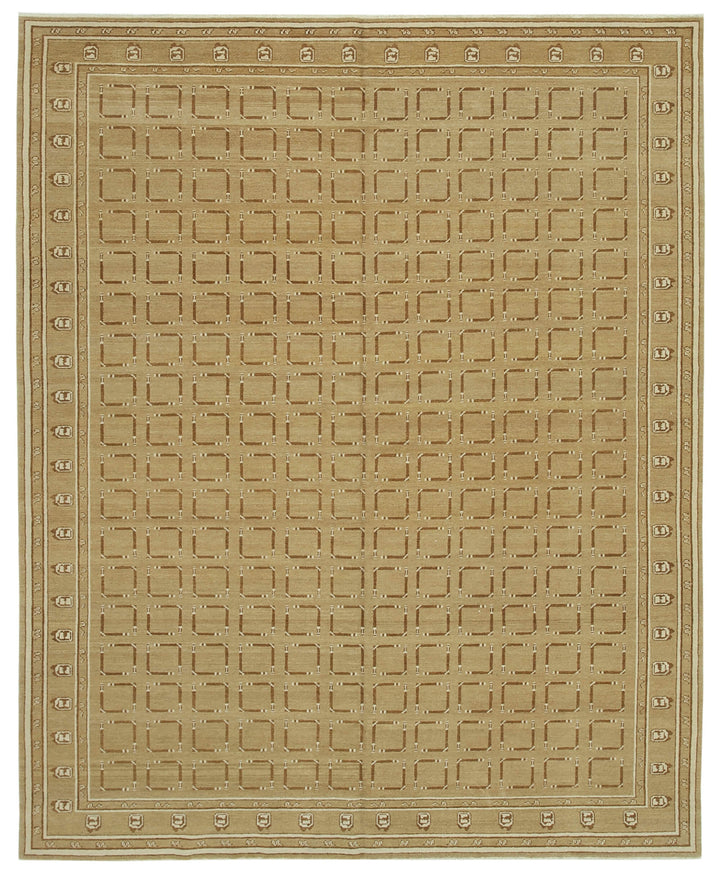 8x10 Beige Oushak Rug - 33645