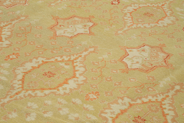 9x12 Green Oushak Rug - 33647
