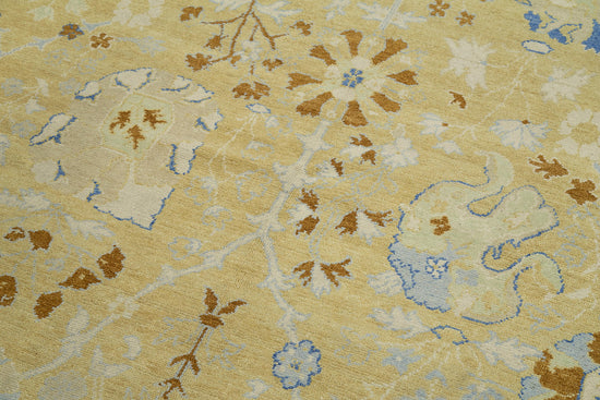 8x10 Beige Oushak Rug - 33649