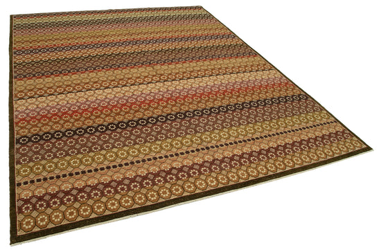 8x10 Brown Oushak Rug - 33651