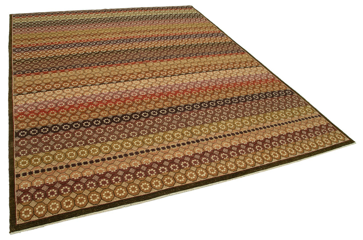 8x10 Brown Oushak Rug - 33651