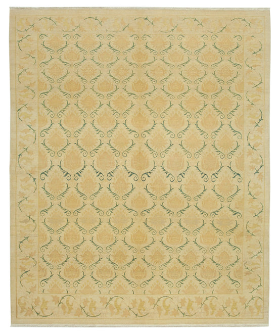 8x9 Beige Oushak Rug - 33664