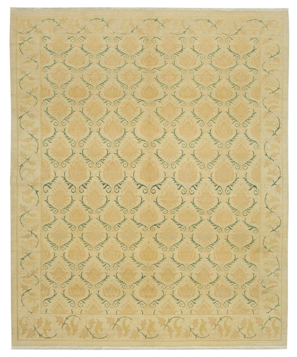 8x9 Beige Oushak Rug - 33664
