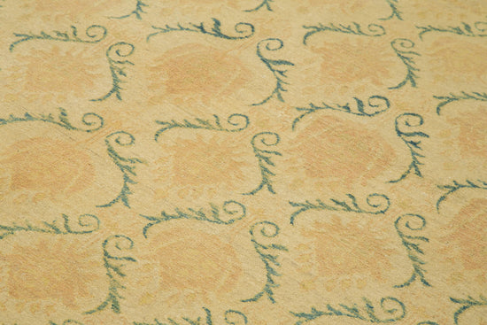 8x9 Beige Oushak Rug - 33664