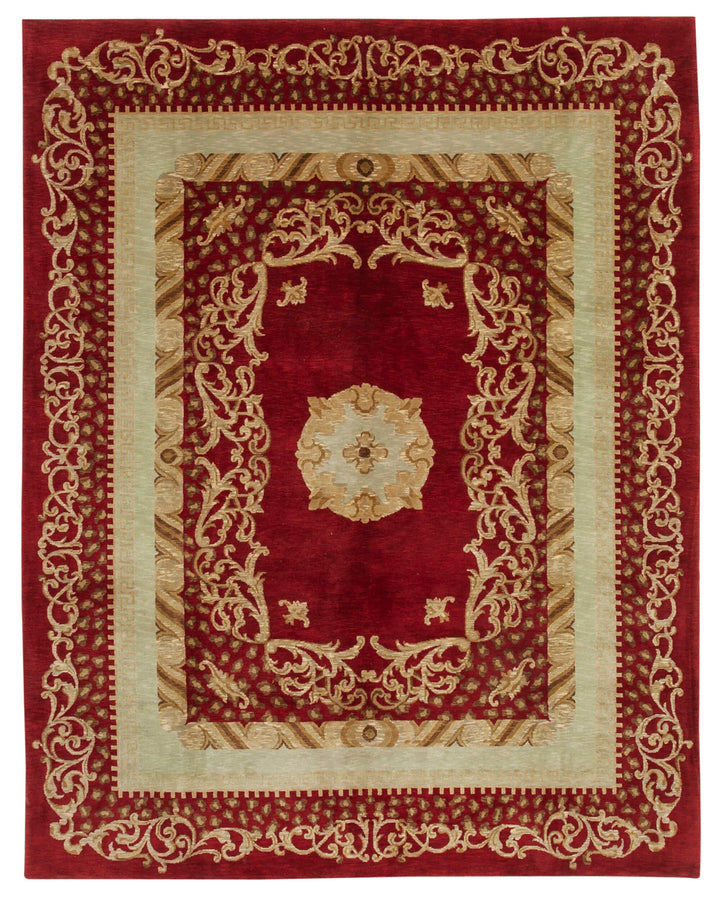 8x10 Red Oushak Rug - 33671